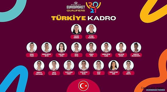 A Milli Kadın Basketbol Takımı'nın kadrosu açıklandı