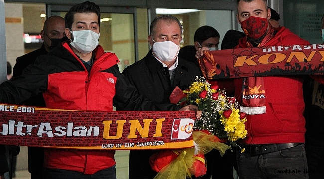 Galatasaray kafilesi Konya'ya geldi