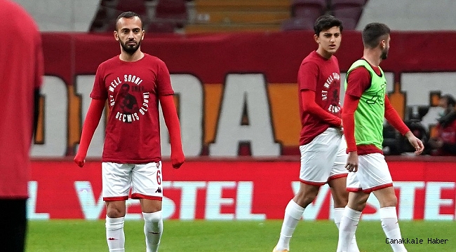 Galatasaraylı ve Antalyasporlu futbolcular Omar'ı unutmadı