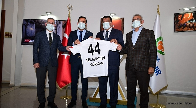 Yeni Malatyaspor'dan Başkan Gürkan'a ziyaret