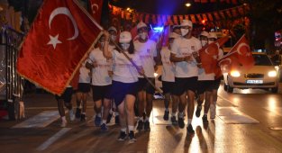 15 Temmuz Sancak Koşusu yapıldı