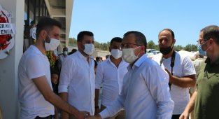 Akhisarspor Başkanı Hüseyin Eryüksel son yolculuğuna uğurlandı