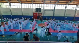 Aydınlı karateciler Koçarlı'da buluştu