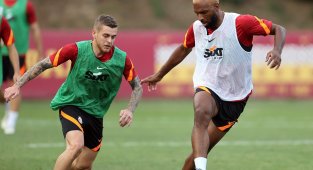 Berkan Kutlu, Galatasaray ile ilk antrenmanına çıktı