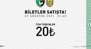 Denizlispor maç biletleri satışa sunuldu