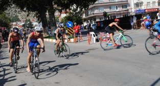 Eğirdir'de 18'inci Triatlon yarışları heyecanı