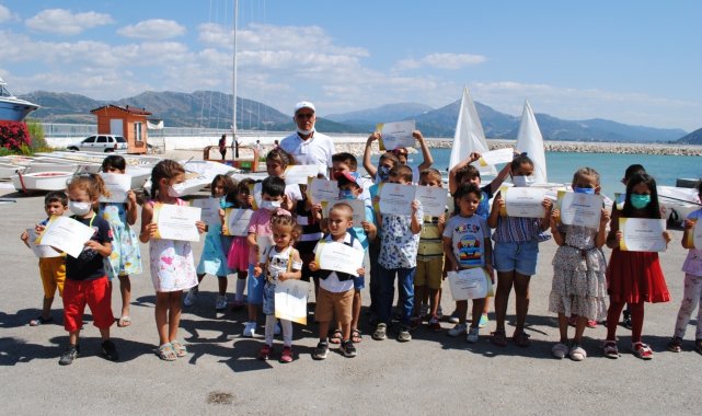 Eğirdir'de, 235 öğrenciye yelken kursu sertifikası