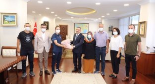 Milli halterci Vali Atay'ı ziyaret etti