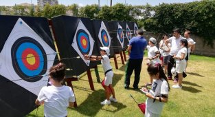 Minik Okçular il birinciliği için yarıştı