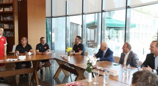 Nihat Özdemir, Down Sendromlular Futsal Milli Takımı ile bir araya geldi