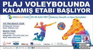 Plaj voleybolu turnuvasında Kadıköy etabı başlıyor