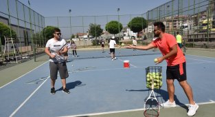 Yaz spor okulları renkli görüntülere sahne oluyor