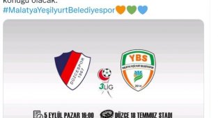 Yeşilyurt Belediyespor Düzce deplasmanına gidiyor
