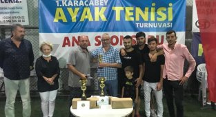 Ayak Tenisi Turnuvası sona erdi