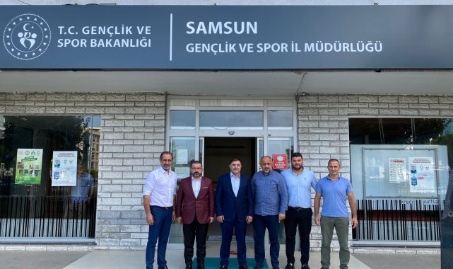 Musa Aydın, Samsun Gençlik ve Spor İl Müdürlüğü'nü ziyaret etti