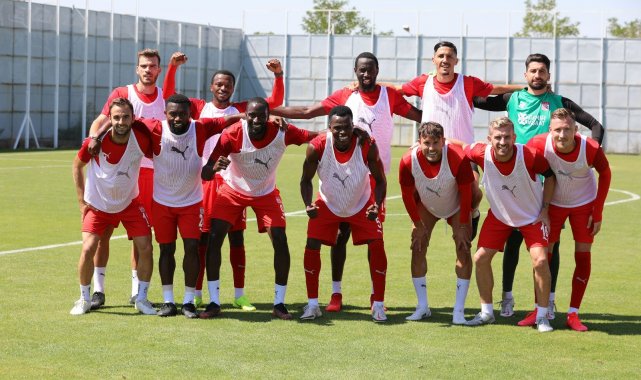 Sivasspor'da neşeli idman