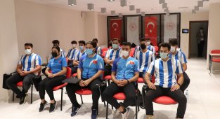 Sutopu oyuncularından Kabakcı'ya ziyaret